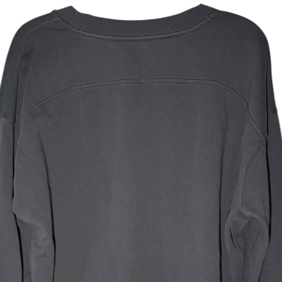 LULULEMON x USC Trojans Perfectly Oversized Black Crew Neck Sweatshirt Size 6 - Picture 5 of 7